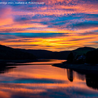 Buy canvas prints of Sunset over Ladybower Reservoir by Beata Aldridge