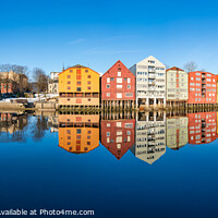 Buy canvas prints of Trondheim reflections by Beata Aldridge