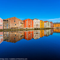 Buy canvas prints of Trondheim reflections by Beata Aldridge