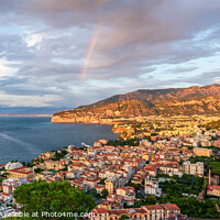 Buy canvas prints of Rainbow over Sorrento by Beata Aldridge