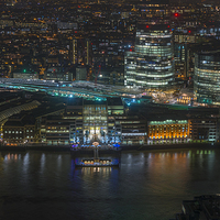 Buy canvas prints of London at night by Beata Aldridge