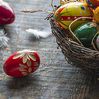 Buy canvas prints of Easter eggs by Beata Aldridge