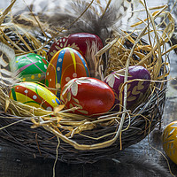 Buy canvas prints of Easter eggs by Beata Aldridge
