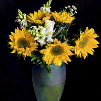 Buy canvas prints of Bouquet of sunflowers by Beata Aldridge