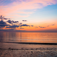 Buy canvas prints of Sunset and sea by Beata Aldridge