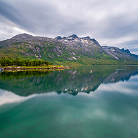 Buy canvas prints of Ersfjord ,Troms County in Norway by Beata Aldridge