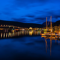 Buy canvas prints of Blue hour in Tromso 1 by Beata Aldridge