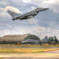 Buy canvas prints of Typhoon Departure  " Catch Me " by Shaun Westell