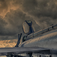 Buy canvas prints of EE Lightning XR728 -  " At Days End " by Shaun Westell