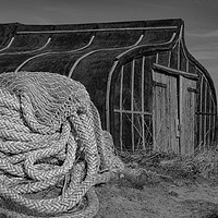 Buy canvas prints of "Herring Boats - Rope Shed" by Shaun Westell