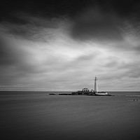 Buy canvas prints of St Mary's Lighthouse by Chris Good