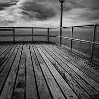 Buy canvas prints of Sitting on the end of the Pier by Chris Good