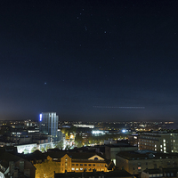 Buy canvas prints of Bristol under the stars by Paul Hennell
