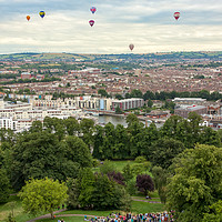 Buy canvas prints of Balloons over Bristol by Paul Hennell
