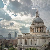 Buy canvas prints of Catherdral under the Clouds by Paul Hennell