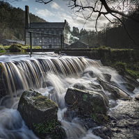 Buy canvas prints of  Gibson Mill by John Ealing