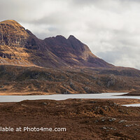 Suilven Mountain Sunlight