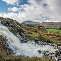 Buy canvas prints of Falls on the Allt na h-Annaite by Iain MacDiarmid