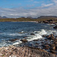 Buy canvas prints of Achnahaird Bay and the Hills of Assynt by Iain MacDiarmid