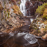 Buy canvas prints of Allt Charaidh Waterfall by Iain MacDiarmid