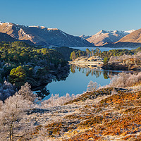 Buy canvas prints of Frosty Affric by Iain MacDiarmid