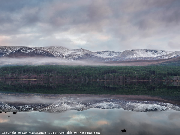 Loch Morlich and the Cairngorm Massif Picture Board by Iain MacDiarmid