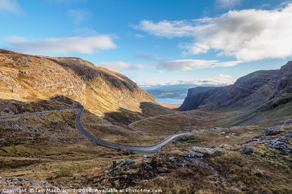 Bealach na Bà Picture Board by Iain MacDiarmid