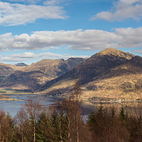 Buy canvas prints of Loch Duich and the Five Sisters of Kintail by Iain MacDiarmid