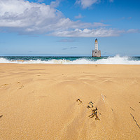 Buy canvas prints of Rattray Head Lighthouse in the Sunshine by Iain MacDiarmid