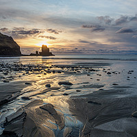 Buy canvas prints of Talisker Bay Sunset by Iain MacDiarmid