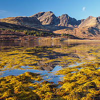 Buy canvas prints of Loch Slapin and Blaven by Iain MacDiarmid