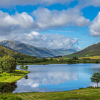 Buy canvas prints of Loch Carrie and Glen Cannich by Iain MacDiarmid