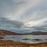 Buy canvas prints of Loch Meadie and Ben Loyal by Iain MacDiarmid