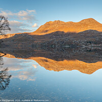 Buy canvas prints of Loch Maree Mirror by Iain MacDiarmid