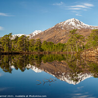 Buy canvas prints of Sgùrr na Lapaich Reflected by Iain MacDiarmid