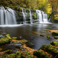 Buy canvas prints of Sgwd y Pannwr Waterfall by Rob Nelson