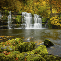 Buy canvas prints of Sgwd y Pannwr Waterfall by Rob Nelson