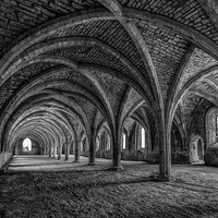 Buy canvas prints of  Fountains Abbey by Kevin Clelland