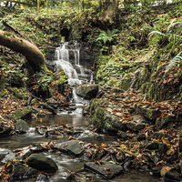 Buy canvas prints of  Autumn Falls by Kevin Clelland