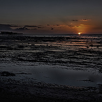Buy canvas prints of  Sunset in Southport by Kevin Clelland