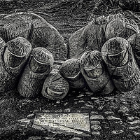 Buy canvas prints of Hands of Wood by Kevin Clelland
