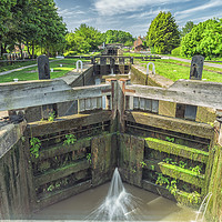 Buy canvas prints of The Lock by Kevin Clelland