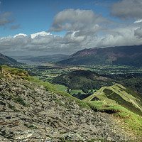 Buy canvas prints of View from Catbells by Kevin Clelland