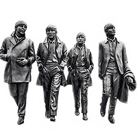 Buy canvas prints of The Beatles by Kevin Clelland
