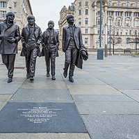 Buy canvas prints of The Beatles by Kevin Clelland