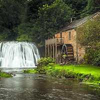 Buy canvas prints of Rutter force waterfall by Kevin Clelland