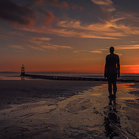Buy canvas prints of Crosby beach by Kevin Clelland