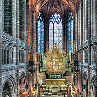 Buy canvas prints of Liverpool Anglican Cather by Kevin Clelland