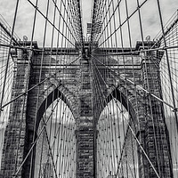 Buy canvas prints of Brooklyn Bridge by Kevin Clelland