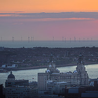 Buy canvas prints of Liverpool Bay by Kevin Clelland